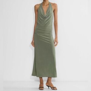 ARITZIA Wilfred Cowl Midi Dress